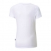 Child's Short Sleeve T-Shirt Puma ESS Logo Tee White