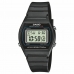 Часовник унисекс Casio W-202-1AVEF Дигитален Черен