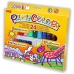 Set de pictură Playcolor Basic Metallic Fluor Multicolor 24 Piese