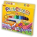 Set di colori Playcolor Basic Metallic Fluor Multicolore 24 Pezzi