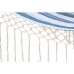Hamak DKD Home Decor Paski Niebieski Biały (200 x 100 x 5 cm)
