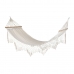 Hamac DKD Home Decor Blanc Chêne Frange (280 x 100 x 5 cm)