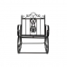 Siūbuojanti kėdė DKD Home Decor Juoda Metalinis Aliuminis 63 x 89 x 92 cm