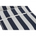 Подушка для шезлонга DKD Home Decor Гамак Белый Тёмно Синий 190 x 60 x 5 cm