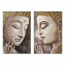 Картина DKD Home Decor Буда 80 x 3 x 120 cm Ориенталски (2 броя)