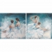 Quadro DKD Home Decor 100 x 3,5 x 100 cm Ballerina Classica Romantico (2 Unità)