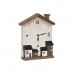 Bordklokke DKD Home Decor 26 x 7 x 31 cm Λευκό Σπίτια