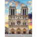 Puzle un domino komplekts Ravensburger Paris & Notre Dame 2 x 500 Daudzums