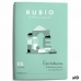 Writing and calligraphy notebook Rubio Nº05 A5 Espanhol 20 Folhas (10 Unidades)