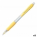 Portemines Pilot Super Grip Jaune 0,5 mm (12 Unités)