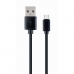 Kábel Micro USB Cablexpert CC-USB2-AMCM-1M Čierna