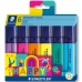 Fluorescerende markør sett Staedtler Textsurfer Classic Happy Line (10 enheter)