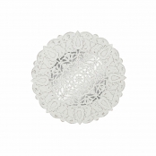 Decoración de Pared DKD Home Decor Blanco Mandala Madera MDF (60 x 2 x 60  cm)