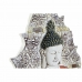 Dekoracja ścienna DKD Home Decor Niebieski Czerwony Złoty Budda Orientalny 19 x 3,1 x 26,5 cm (3 Części)