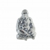 Decoratieve figuren DKD Home Decor 35 x 31 x 46 cm Zilverkleurig Gorilla Modern Verchroomd