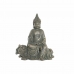 Dekoratiivkuju DKD Home Decor 38 x 25 x 43 cm Must Kuldne Buddha Tumehall Idamaine Kaasaegne