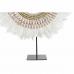 Decorative Figure DKD Home Decor Iron Feather (50 x 12,5 x 59 cm)