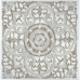 Décoration murale DKD Home Decor Blanc Mandala Bois MDF (60 x 2 x 60 cm)