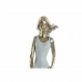 Deko-Figur DKD Home Decor 16 x 9,5 x 24 cm Blau Gold Familie