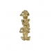 Decoratieve figuren DKD Home Decor Gouden Overalls 9 x 7 x 25 cm