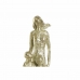 Ukrasna figura DKD Home Decor zlatan Smola moderan Obitelj (26 x 14,5 x 39 cm)