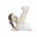 Dekoratív Figura DKD Home Decor Rózsaszín Yoga Scandi 18,5 x 8 x 17,5 cm