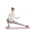 Deko-Figur DKD Home Decor Rosa Yoga Scandi 20 x 8 x 16,5 cm