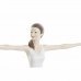 Dekorativ figur DKD Home Decor 24 x 6,5 x 19,5 cm Scandi Pink Yoga