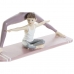 Prydnadsfigur DKD Home Decor 24 x 6,5 x 19,5 cm Scandi Rosa Yoga