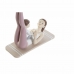 Dekoratív Figura DKD Home Decor Rózsaszín Yoga Scandi 15,5 x 6,5 x 17 cm