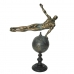 Decoratieve figuren DKD Home Decor Gouden Hars Gymnast Modern (27 x 11 x 39 cm)