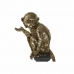 Decoratieve figuren DKD Home Decor Gouden Metaal Hars Koloniaal Aap (32 x 21 x 105 cm)