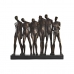 Statua Decorativa DKD Home Decor Nero Rame Resina Persone Moderno (40 x 10,5 x 34,5 cm)