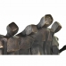 Ukrasna figura DKD Home Decor Crna Bakar Smola ljudi moderan (40 x 10,5 x 34,5 cm)