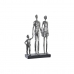 Figură Decorativă DKD Home Decor Argintiu Negru Rășină Modern Familie (26 x 11,5 x 41,5 cm)