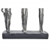 Decoratieve figuren DKD Home Decor 26 x 11,5 x 41,5 cm Zilverkleurig Zwart Familie