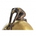 Figura Decorativa DKD Home Decor Bol Dourado Cobre Resina Pessoas Moderno (25 x 19 x 26 cm)