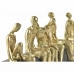 Decoratieve figuren DKD Home Decor Gouden Hars Donker grijs Personen Modern (45,3 x 6,8 x 13,7 cm)