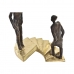 Decoratieve figuren DKD Home Decor Gouden Hars Donker grijs Trap Modern (14 x 14 x 41,5 cm)