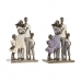 Statua Decorativa DKD Home Decor 17,5 x 8,5 x 26 cm Dorato Famiglia (2 Unità)