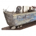 Dekorativ figur DKD Home Decor Blå Hvid Barco 40 x 5 x 24 cm