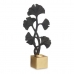 Okrasna Figura Črna Flori poliresin (7,7 x 36,3 x 16,5 cm)