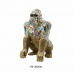 Decoratieve figuren DKD Home Decor 28,5 x 26,5 x 41 cm Gouden Multicolour Gorilla