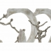 Dekorativ figur DKD Home Decor 32,5 x 10 x 47 cm Sølvfarvet Hvid Ballet ballerina Moderne Afklædt (2 enheder)