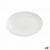 Pasniegšanas Plate Ariane Vital Coupe Ovāls Keramika Balts (Ø 26 cm) (12 gb.)