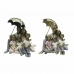 Decoratieve figuren DKD Home Decor 15,5 x 12 x 12,5 cm 15,5 x 12 x 16 cm Multicolour Familie (2 Stuks)