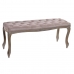 Banquette DKD Home Decor Rose Naturel Bois d'hévéa 112 x 38 x 48 cm