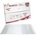 Zelfklevende boekomslag Grafoplas Verstelbaar Revers Transparant PVC 25 Onderdelen 30 x 53 cm