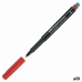 Rotulador permanente Faber-Castell Multimark 1525 M Vermelho (10 Unidades)