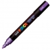 huopakärkiset kynät POSCA PC-5M Violetti (6 osaa)